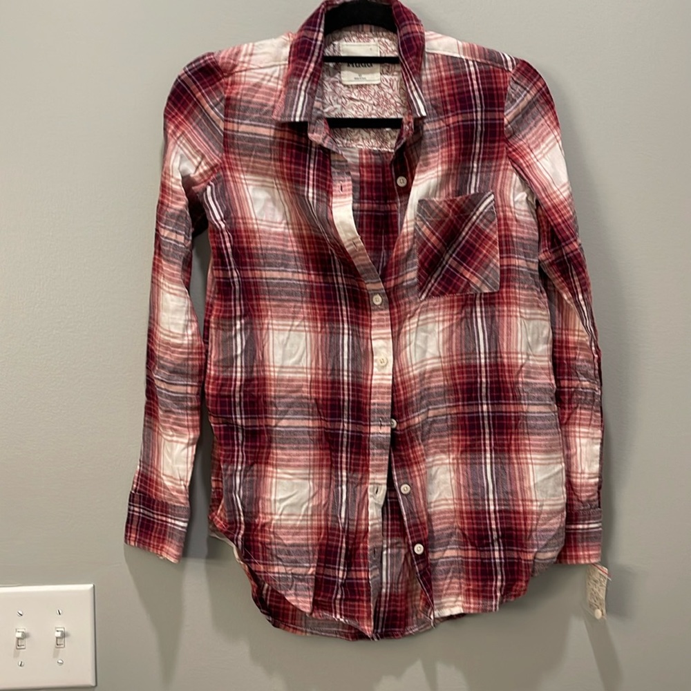 Mudd Flannel Shirt NWT sz XS